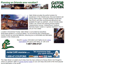Desktop Screenshot of gatormotel.com